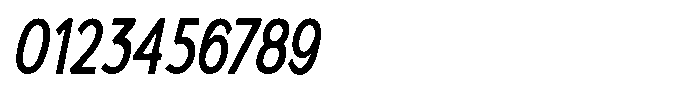 Quenova Medium Extra Condensed Italic Font OTHER CHARS