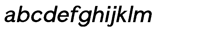 Quenova Medium Semi Condensed Italic FONT