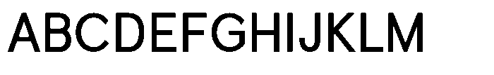 Quenova Medium Semi Condensed Font UPPERCASE