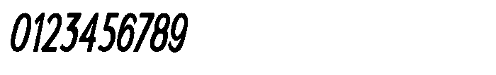 Quenova Medium Ultra Condensed Italic Font OTHER CHARS
