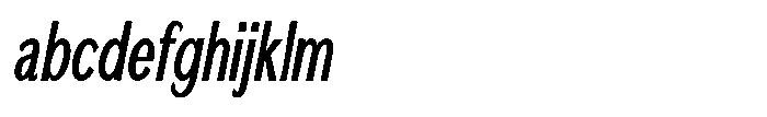 Quenova Medium Ultra Condensed Italic FONT