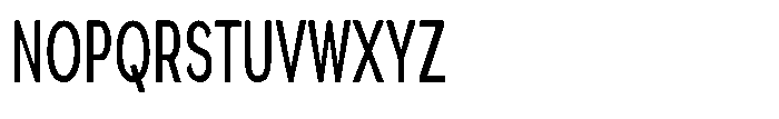 Quenova Medium Ultra Condensed Font UPPERCASE