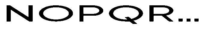 Quenova Medium Ultra Expanded Font UPPERCASE