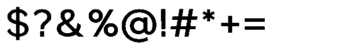Quenova Medium Font OTHER CHARS