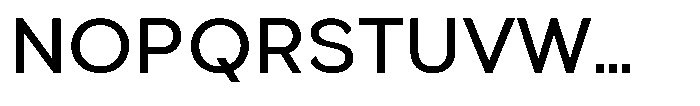 Quenova Medium Font UPPERCASE