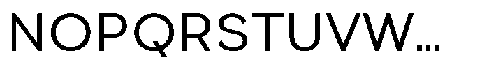 Quenova Regular Font UPPERCASE