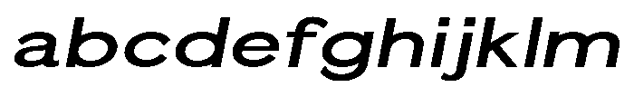 Quenova Semi Bold Expanded Italic FONT