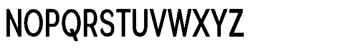 Quenova Semi Bold Extra Condensed Font UPPERCASE
