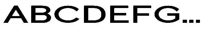 Quenova Semi Bold Extra Expanded Font UPPERCASE