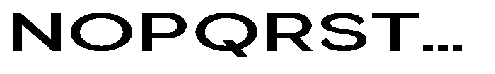 Quenova Semi Bold Extra Expanded Font UPPERCASE