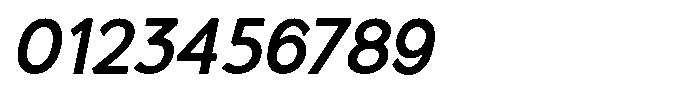 Quenova Semi Bold Semi Condensed Italic Font OTHER CHARS