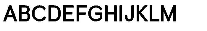 Quenova Semi Bold Semi Condensed Font UPPERCASE