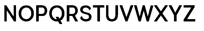 Quenova Semi Bold Semi Condensed Font UPPERCASE