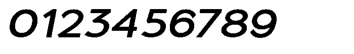 Quenova Semi Bold Semi Expanded Italic Font OTHER CHARS