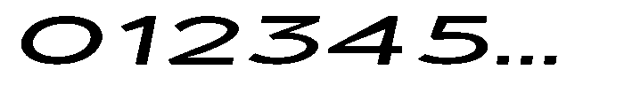 Quenova Semi Bold Ultra Expanded Italic Font OTHER CHARS
