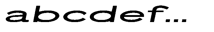 Quenova Semi Bold Ultra Expanded Italic FONT
