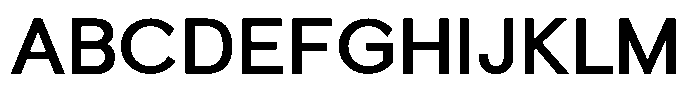 Quenova Semi Bold Font UPPERCASE