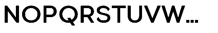 Quenova Semi Bold Font UPPERCASE