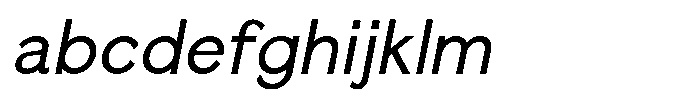Quenova Semi Condensed Italic FONT