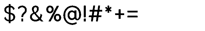 Quenova Semi Condensed Font OTHER CHARS