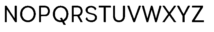 Quenova Semi Condensed Font UPPERCASE