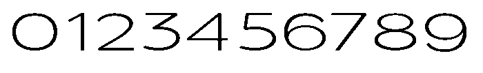Quenova Thin Extra Expanded Font OTHER CHARS