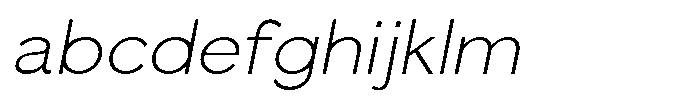 Quenova Thin Italic FONT