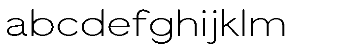 Quenova Thin Semi Expanded FONT