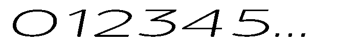 Quenova Thin Ultra Expanded Italic Font OTHER CHARS