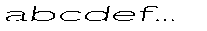 Quenova Thin Ultra Expanded Italic FONT