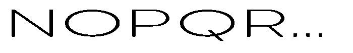 Quenova Thin Ultra Expanded Font UPPERCASE