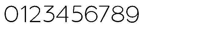 Quenova Thin Font OTHER CHARS