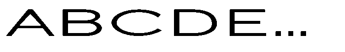 Quenova Ultra Expanded Font UPPERCASE