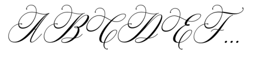 Quens Letter Script Italic Font UPPERCASE
