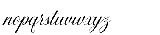 Quens Letter Script Regular Font LOWERCASE