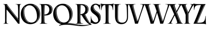 Quenta Shadowed Font UPPERCASE