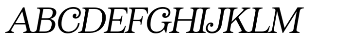 Quenton Serif Italic Font UPPERCASE