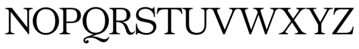 Quenton Serif Regular Font UPPERCASE