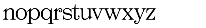 Quenton Serif Regular Font LOWERCASE