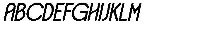 Querolas Italic Font UPPERCASE