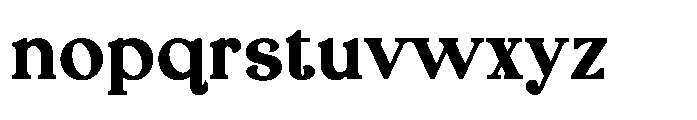 Quervia Bold Font LOWERCASE