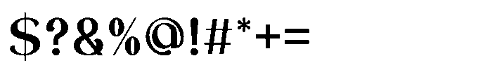 Quervia Regular Font OTHER CHARS