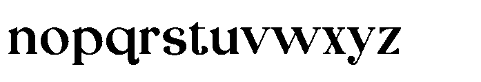 Quervia Regular Font LOWERCASE