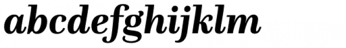Questa Bold Italic Font LOWERCASE