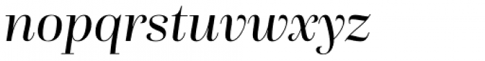 Questa Grande Italic Font LOWERCASE