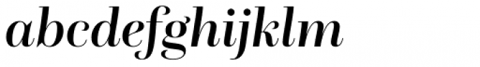 Questa Grande Medium Italic Font LOWERCASE