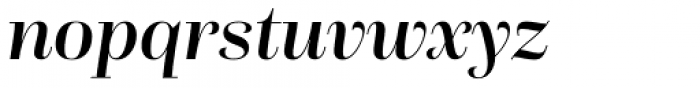 Questa Grande Medium Italic Font LOWERCASE