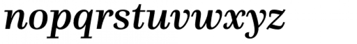 Questa Medium Italic Font LOWERCASE