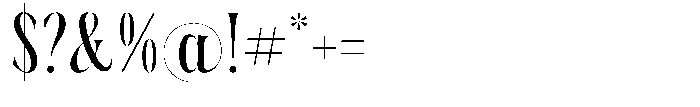 Questing Silver Regular Font OTHER CHARS