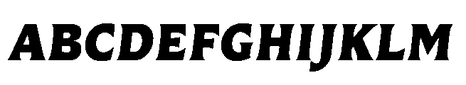 Questline Black Italic Font UPPERCASE